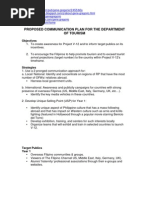 Download Communication Plan for the Dept of Tourisms Wow Philippines Campaign by Gene Gregorio SN50408053 doc pdf