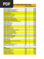 BMT Meat Price List 2025 | PDF | Lamb And Mutton | Sausage