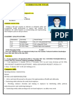 CV for Safety Professional with 15+ Years Experience