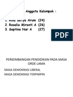 PERKEMBANGAN PENDIDIKAN MASA DEMOKRASI LIBERAL