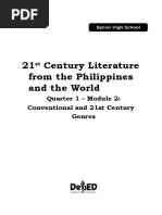 21 Century Literature From The Philippines and The World