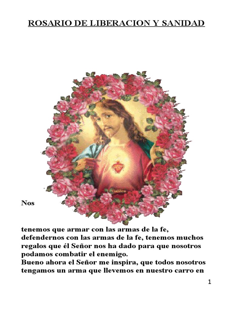 Rosario de Liberacion y Sanidad 2 | PDF | María, madre de Jesús | Rosario