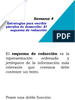 Semana4_ppt. Estrat. Escribir Párrafo Desarr.-esquema de Redaccion (1)