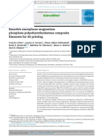 Bioactive Amorphous Magnesium Phosphate-Polyetheretherketone Composite Filaments For 3D Printing