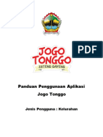 Jogo Tonggo - Panduan Pengguna Kelurahan