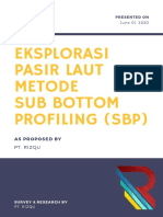 Eksplorasi Pasir Laut Metode Sub Bottom Profiling (SBM)