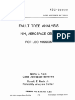 FAULT TREE ANALYSIS NiH 2 AEROSPACE CELLS FOR LEO MISSION