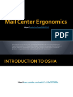 Mail Center Ergonomics: Youtu - Be/7Oadg8Tueyq