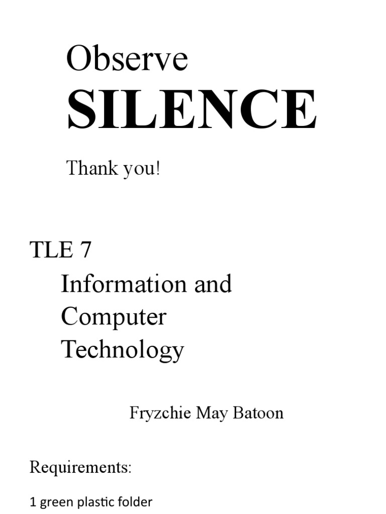 ICT Powerpoint | Download Free PDF | Computer File | Computer Data Storage