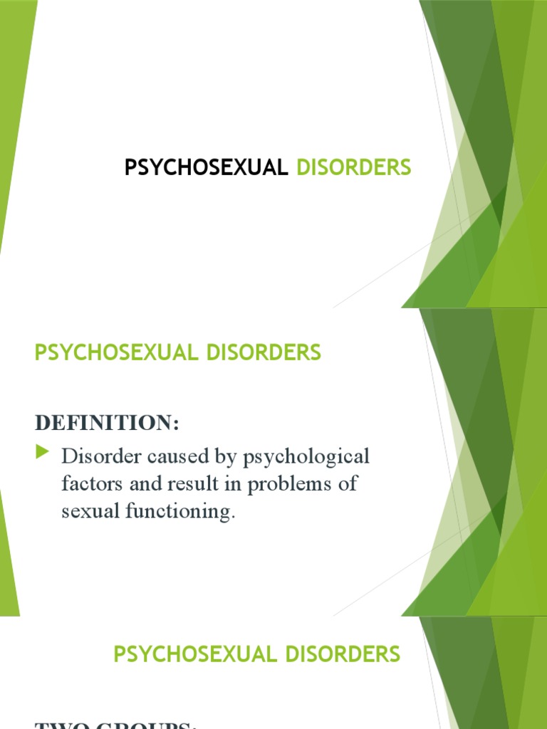 Psychosexual Disorders PDF Human Sexual Activity Sexual Dysfunction pic