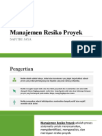 Slide INF403 Pertemuan 11 Manajemen Resiko