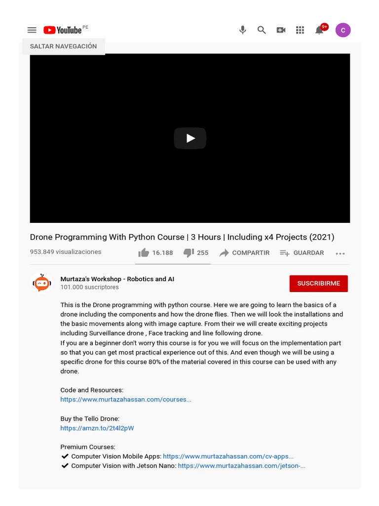 Drone Programming With Python Course | PDF | Artificial Intelligence ...