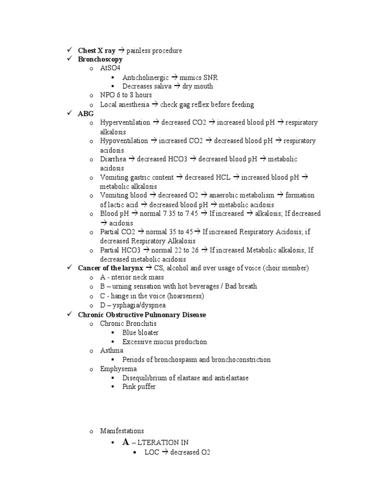 Bullets in Medical Surgical Nursing | PDF | Heart Failure | Medical ...