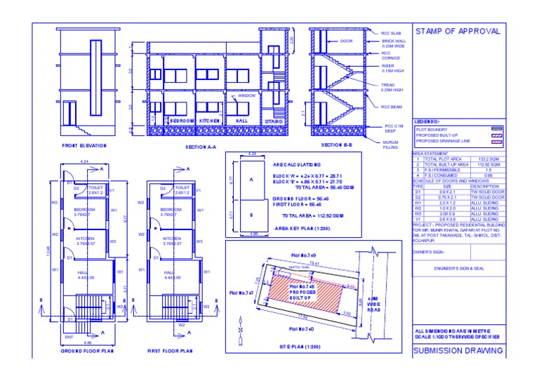 Residential Submission Drawing Plan | PDF | Queensland Heritage ...