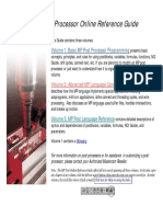 Version 9 MP Post Processor Online Reference Guide