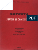 07 Oltenia Studii Si Comunicari Arheologie Istorie Etnografie Arta Naturii VII VIII 1988 1989