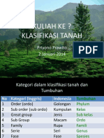 Klasifikasi Tanah