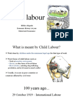 Child Labour: Bîlbîie Abigaela Economic History 1st Year Behavioral Economics