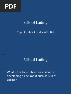 428891802-Bills-of-Lading-ppt