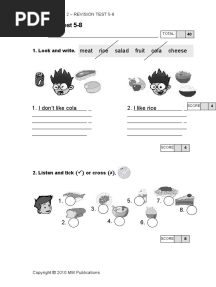 Revision Test 5-8 - Smart Junior 2