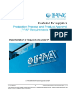 Guideline For Production Process Release and Product Approval