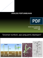 Pertemuan 12 Analisis Pertumbuhan