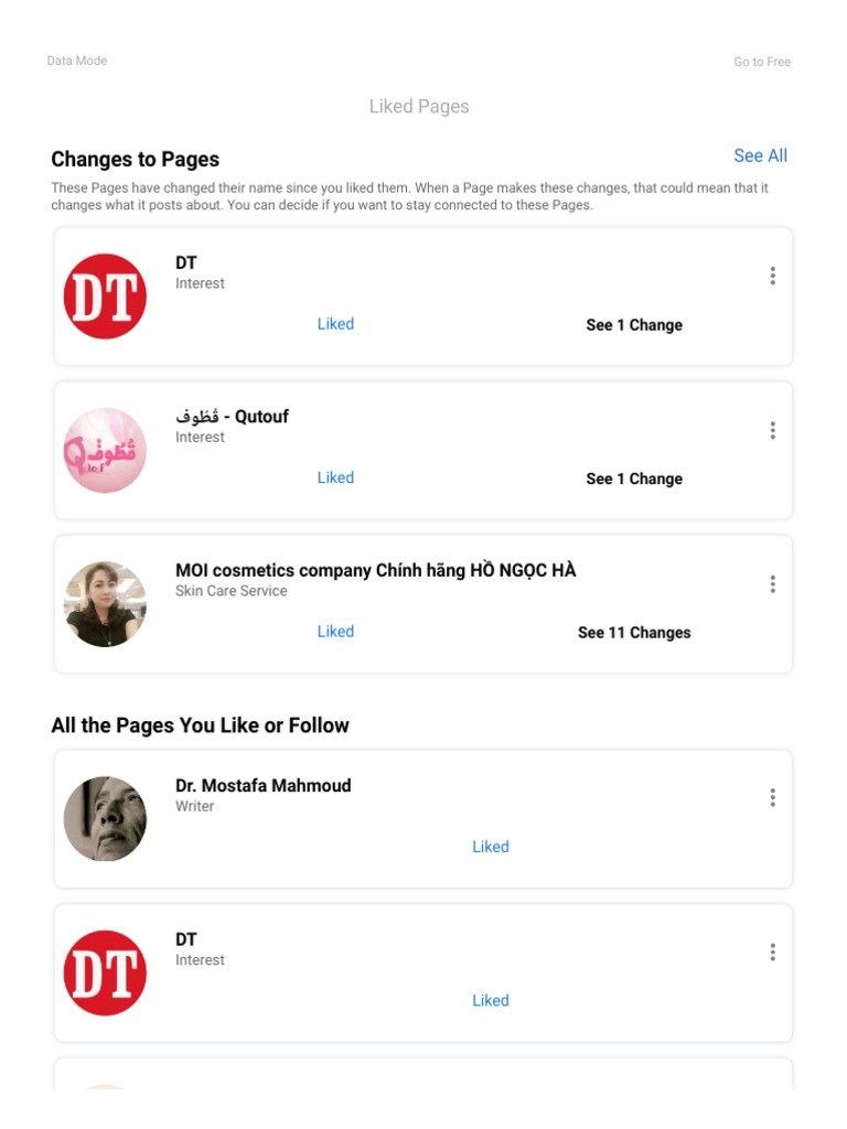 Changes To Pages | PDF