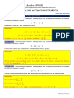 Matemática Instrumental - Função Modular e Exponencial