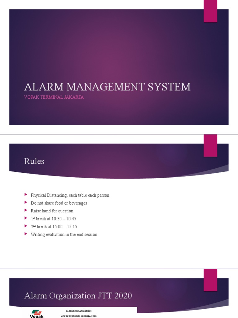Alarm Management System | PDF | Science & Mathematics | Computers