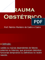 Trauma Obstétrico e Fatores de Risco em