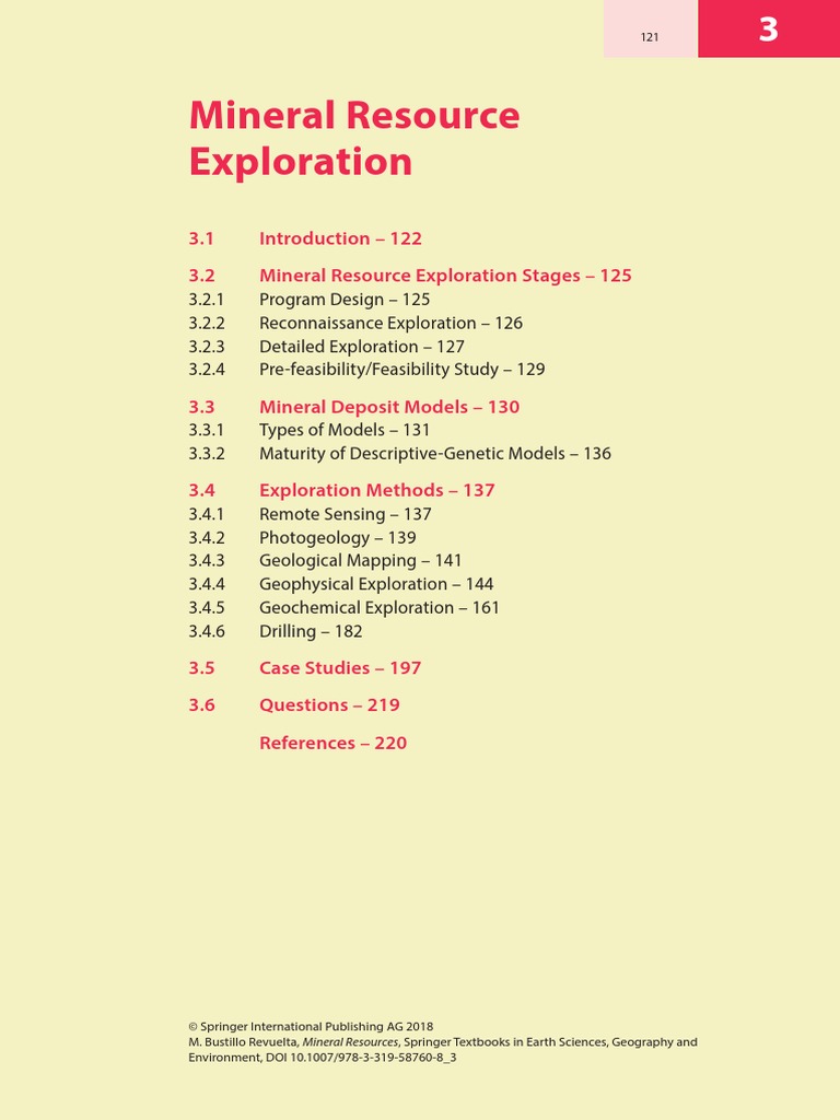 Resource Exploration Week 3 | PDF | Mining | Prospecting
