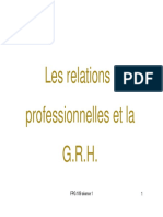 Les Relations Professionnelles Et La GRH FPG 109 (28 Mars 2018)