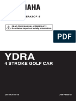 4 Stroke Golf Car: Owner'S / Operator'S Manual