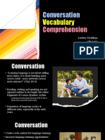 Weebly Conversation Vocabulary and Comprehension