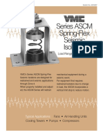 Series ASCM Spring-Flex Seismic Isolators: Load Ranges 21 To 2000 Lbs