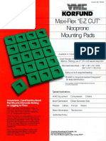Maxi-Flex - EZ Cut Neopreno Mounting Pad