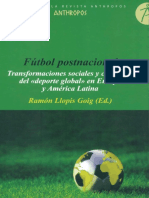 Lectura Fútbol e Identidad Nacional.