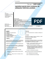 NBR 6689 - 1981 - Requisitos Gerais Para Condutos de Instala