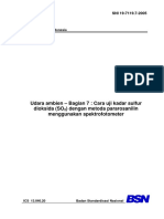 2005_SNI 19-7119.7-2005 Udara Ambien - Bg 7 Cara Uji Kadar SO2 Dgn Metode Pararosanilin Menggunakan Spektrofotometer