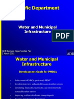 Pacific Department: Water and Municipal Infrastructure