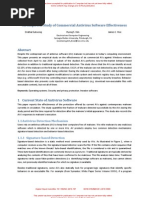 Download An Empirical Study of Commercial Antivirus Software Effectiveness by user_2902551 SN50414739 doc pdf