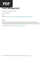 Asset Management Part 2 Hana Cloud 2021