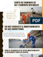 Mantenimiento de Carreteras