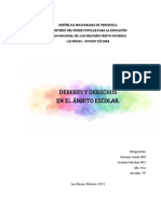 Deberes y Derechos - Ambito Escolar Orientacion y Convivencia