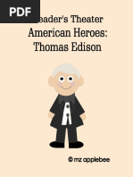 Readers Theater American Heroes Thomas Edison