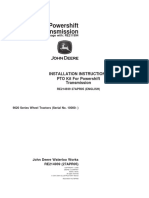 Installation Instructions PTO Kit For Powershift Transmission
