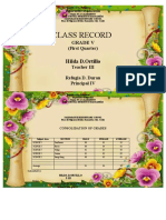 E-Class Record: Hilda D.Ortillo