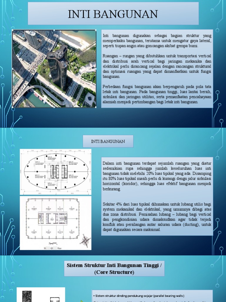 Struktur Inti Bangunan Tinggi | PDF