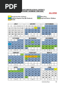 Travis Unified School District STUDENT CALENDAR 2020-2021: All Sites