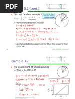 Example 3.1 (Cont.) : Discrete Random Variable Y